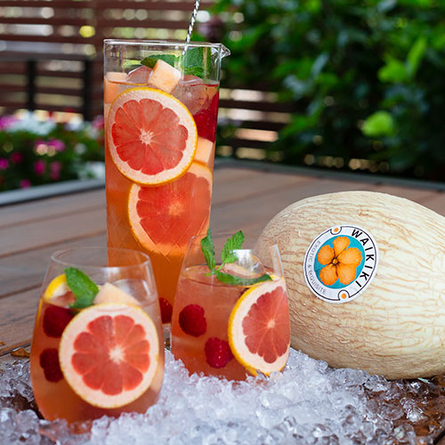 Salir de noche de una forma y saludable con un cóctel elaborado con melón Waikiki.